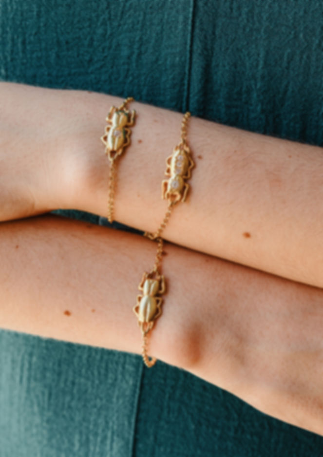 Pulsera Maquech Dorada