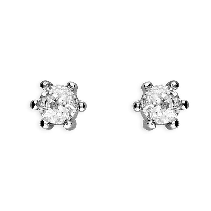Cubic Zirconia Studs 2mm