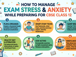 How to Manage Exam Stress & Anxiety While Preparing for CBSE Class 12