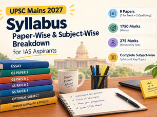 UPSC Mains 2027 Syllabus: Paper-Wise & Subject-Wise Breakdown for IAS Aspirants