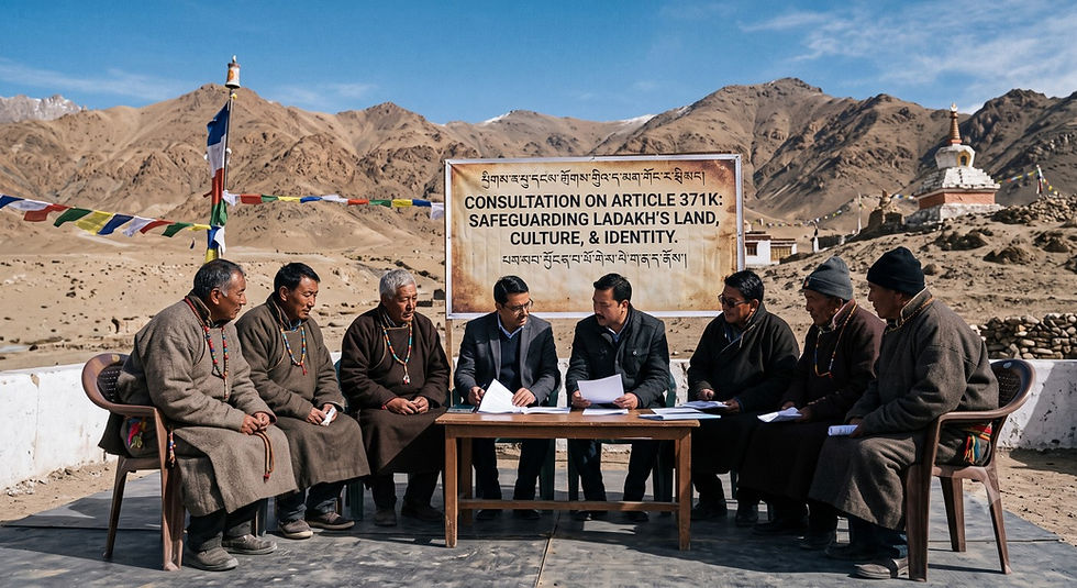 Article 371K Ladakh UPSC: Meaning, Background and Mains Notes
