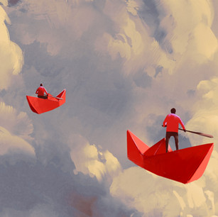 Paper Boats in the Clouds