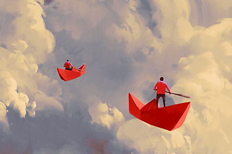 Paper Boats in the Clouds