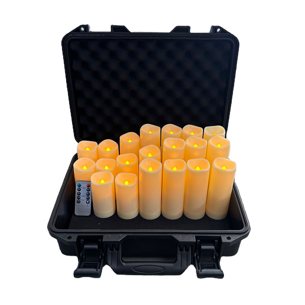 Thumbnail: Mixed size LED Candle Indoor or outdoor use. (Pack of 20)