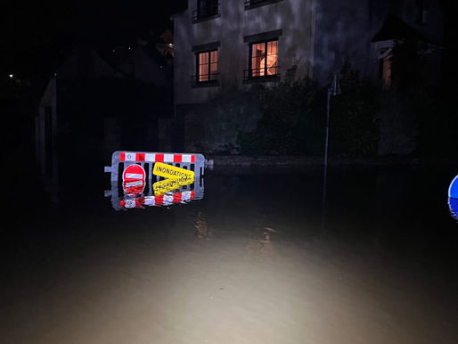 Crues en Bretagne : Quimperlé sous l’eau