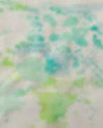 Green and Teal Paint Splatter