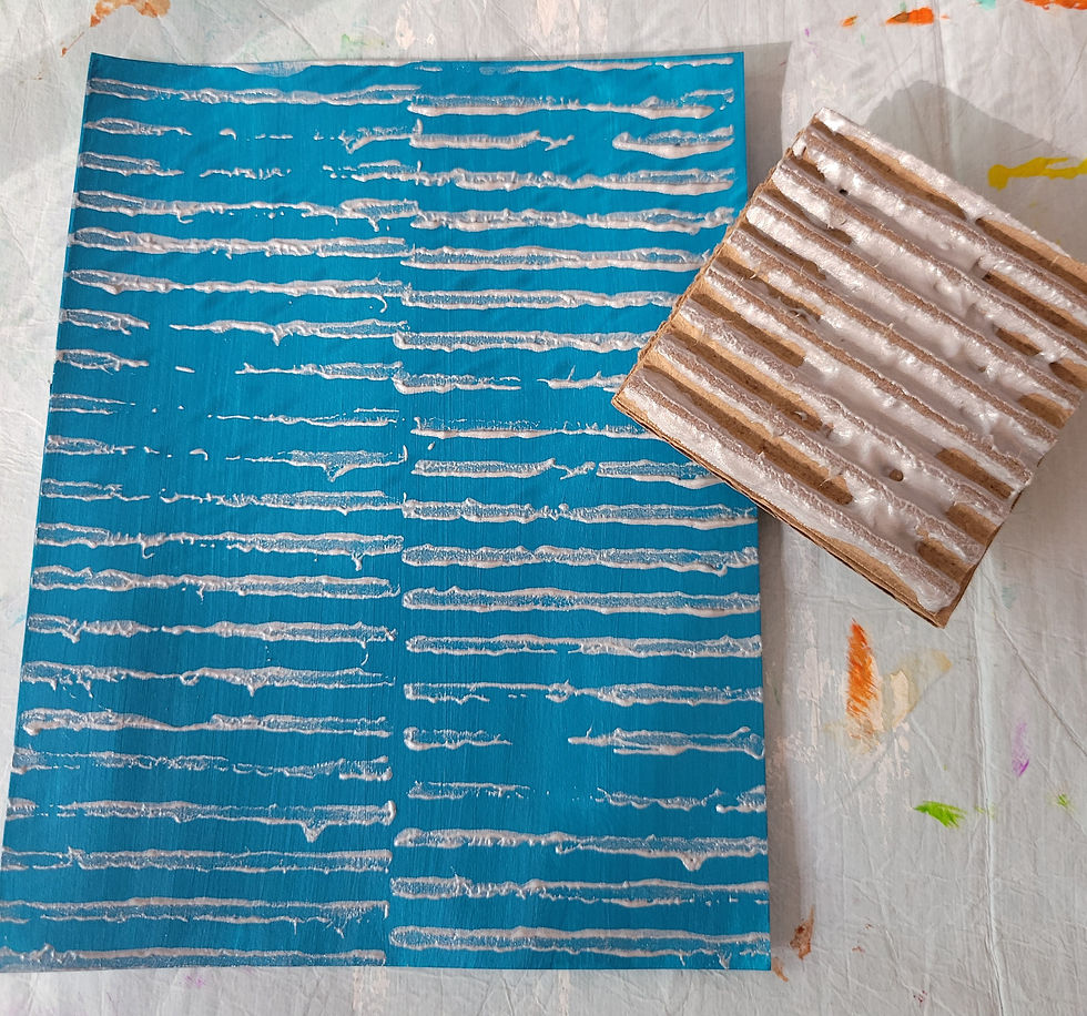 Corrugated Cardboard Stamp