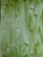 Green watercolor paint strokes