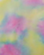 yellow, pink, and blue abstract