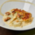 RAVIOLI CREMA DI TALEGGIO
E GUANCIALE