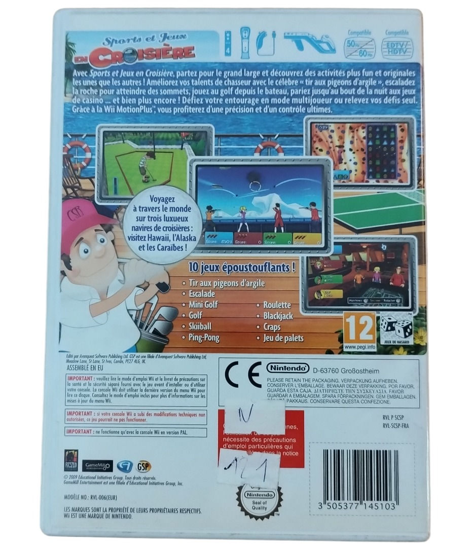 Miniature : Sports et Jeux en Croisière