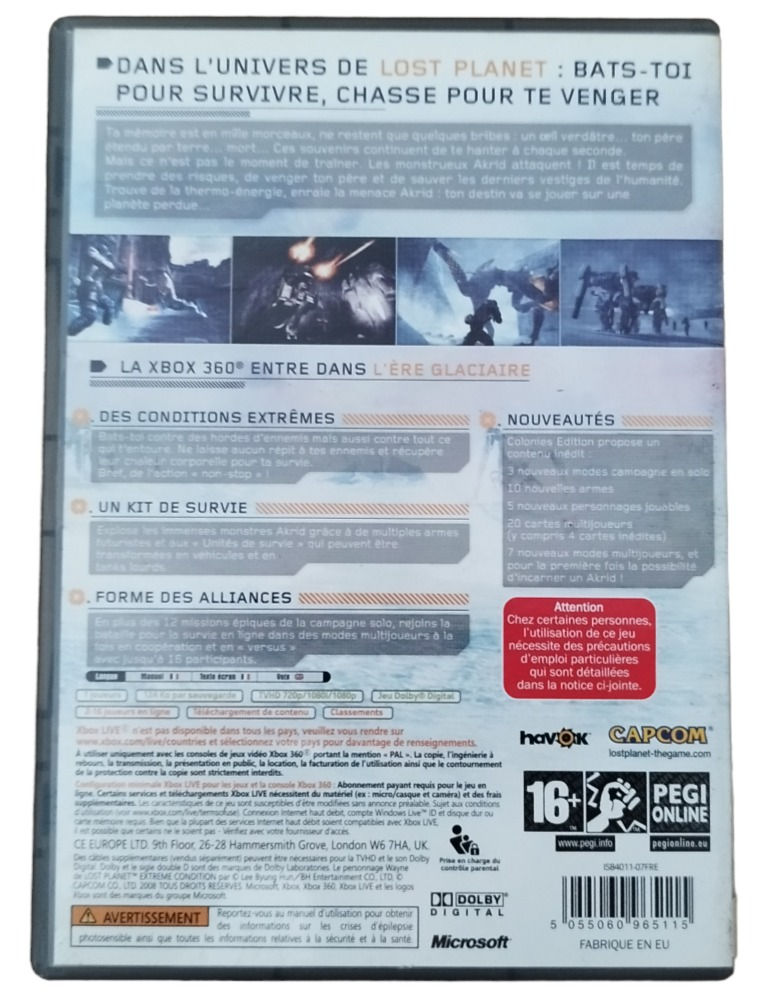 Miniature : CLASSICS : Lost Planet : Extreme Condition