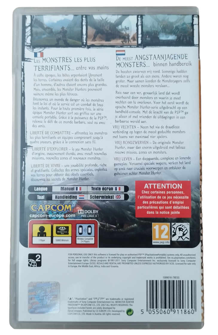 Miniature : ESSENTIALS : Monster Hunter : Freedom