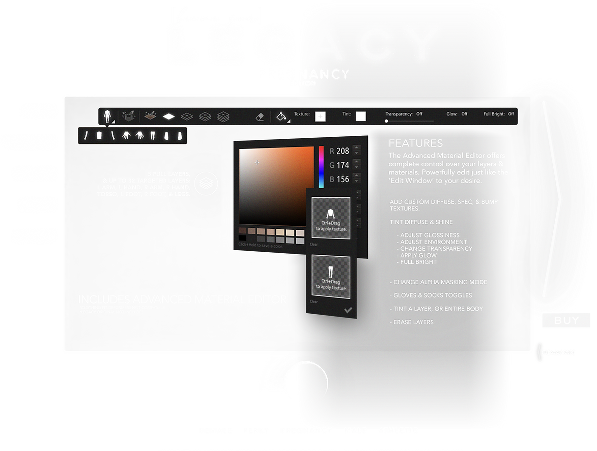 Legacy Pregnancy Edition | Meshbody.com