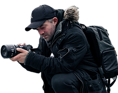 video production team member leicester holding camera