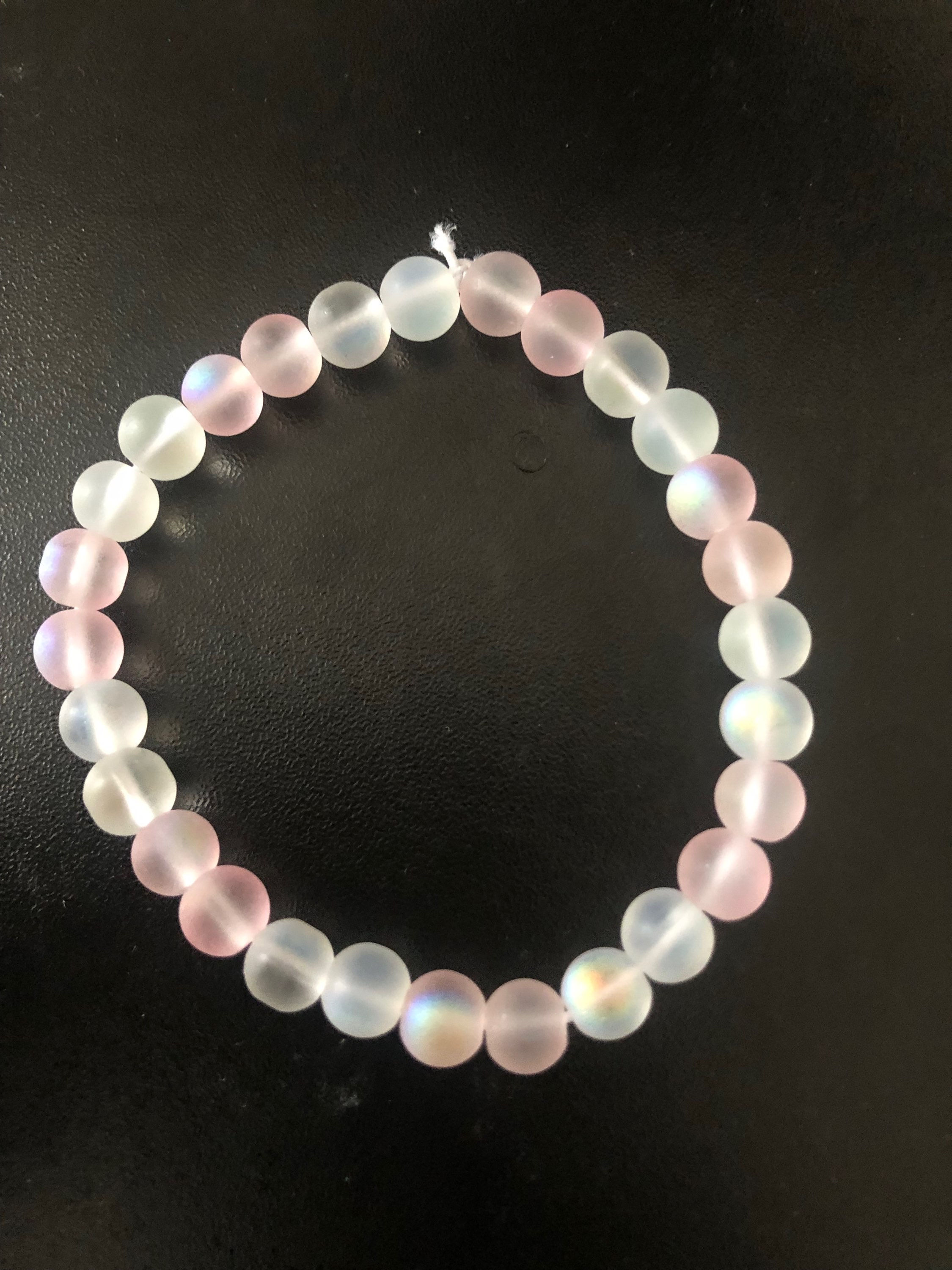 Light Pink and Clear Bracelet