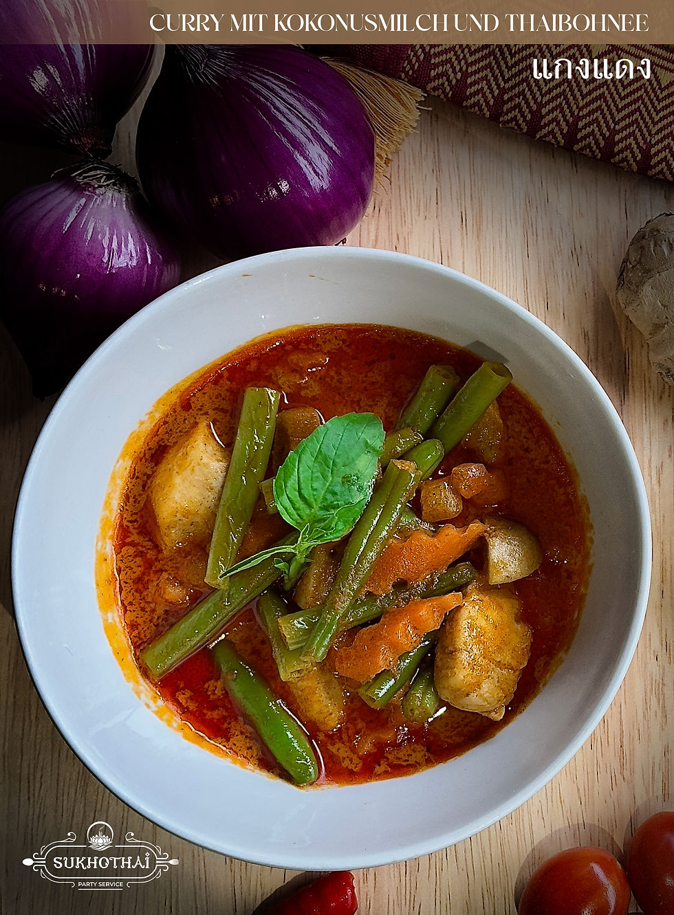 CURRY MIT KOKONUSMILCH UND THAIBOHNEE