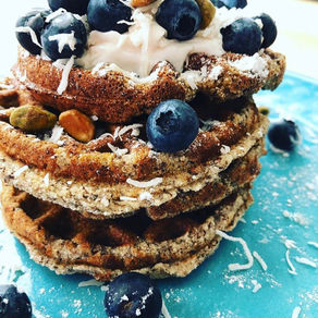 Waffles!! GF, Vegan & naturally sweetened
