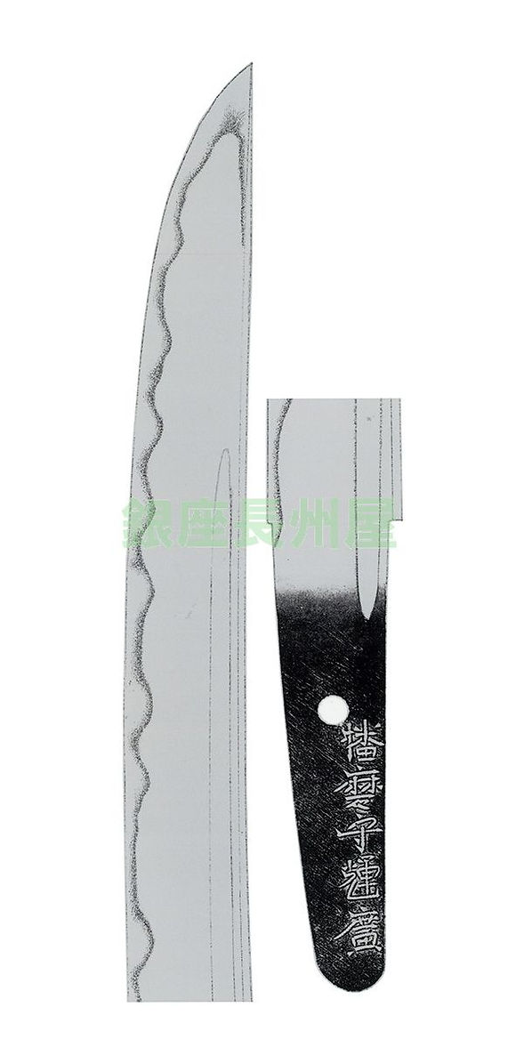 平造脇差　銘　播磨守輝広（業物）