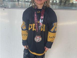 Our very own St Mary's Ice Hockey Star