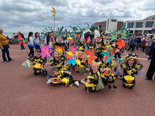 Year 3 at the Whitley Bay Carnival