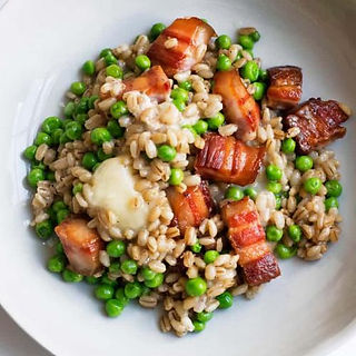 pearl barley cheese pancetta
