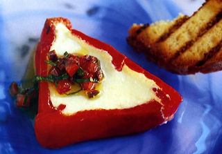 capsicum & feta terrine