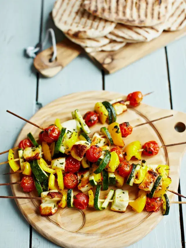 Vegetarian skewers - some thoughts