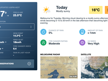 Time and the weather - are they the same?