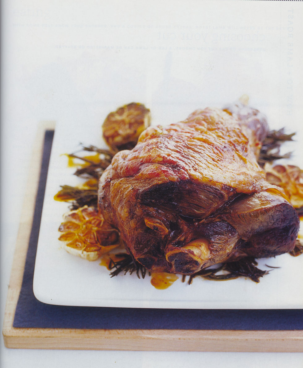 Roast leg of lamb - a lucky dip