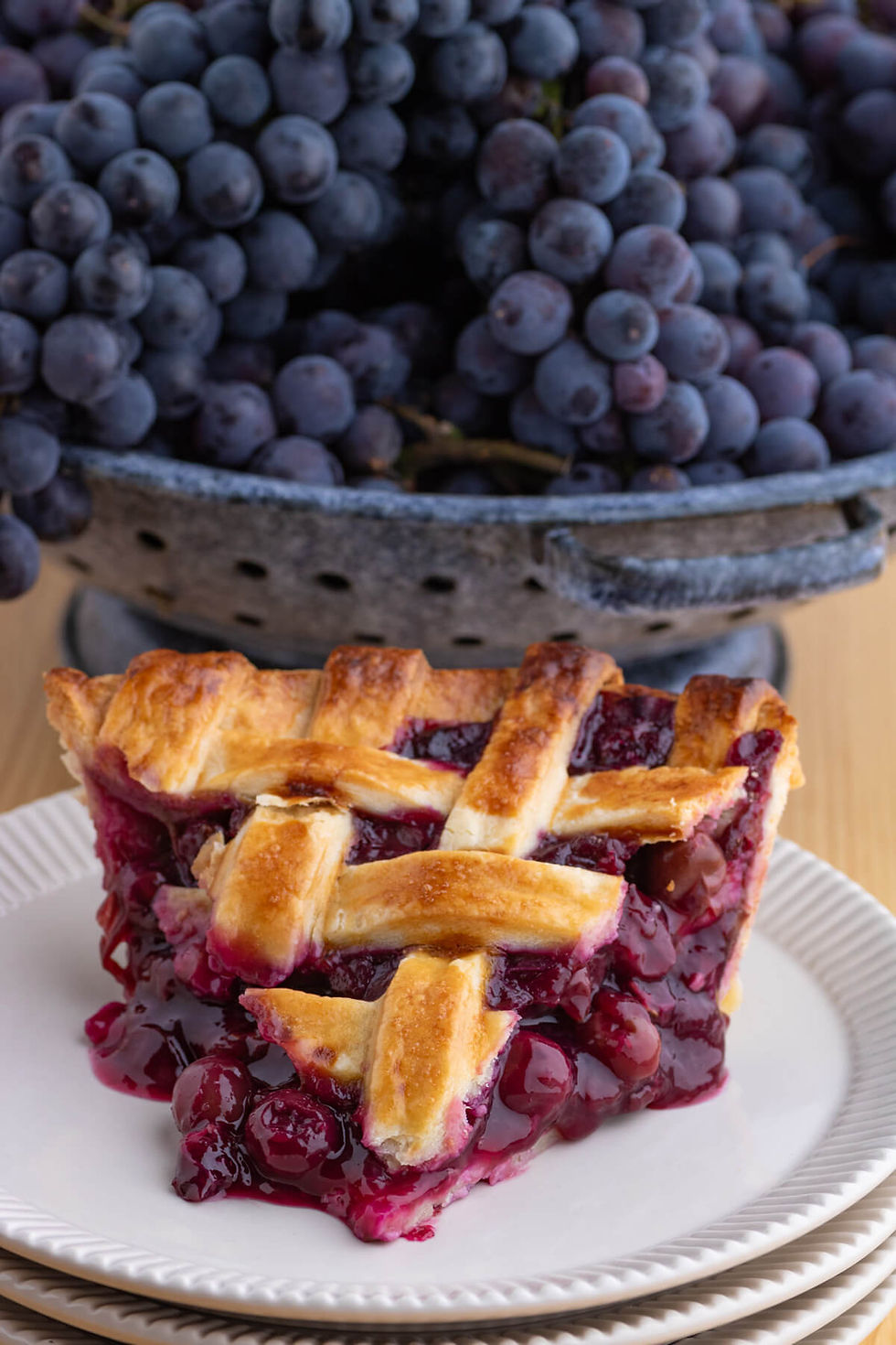 Yes there is such a thing as grape pie - but ...
