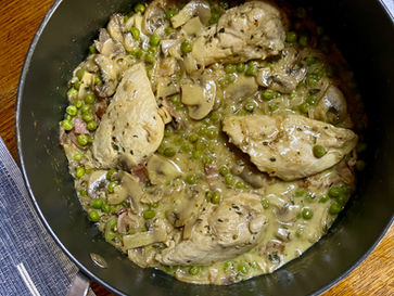 My chicken - sauté, fricassée, blanquette or braised?