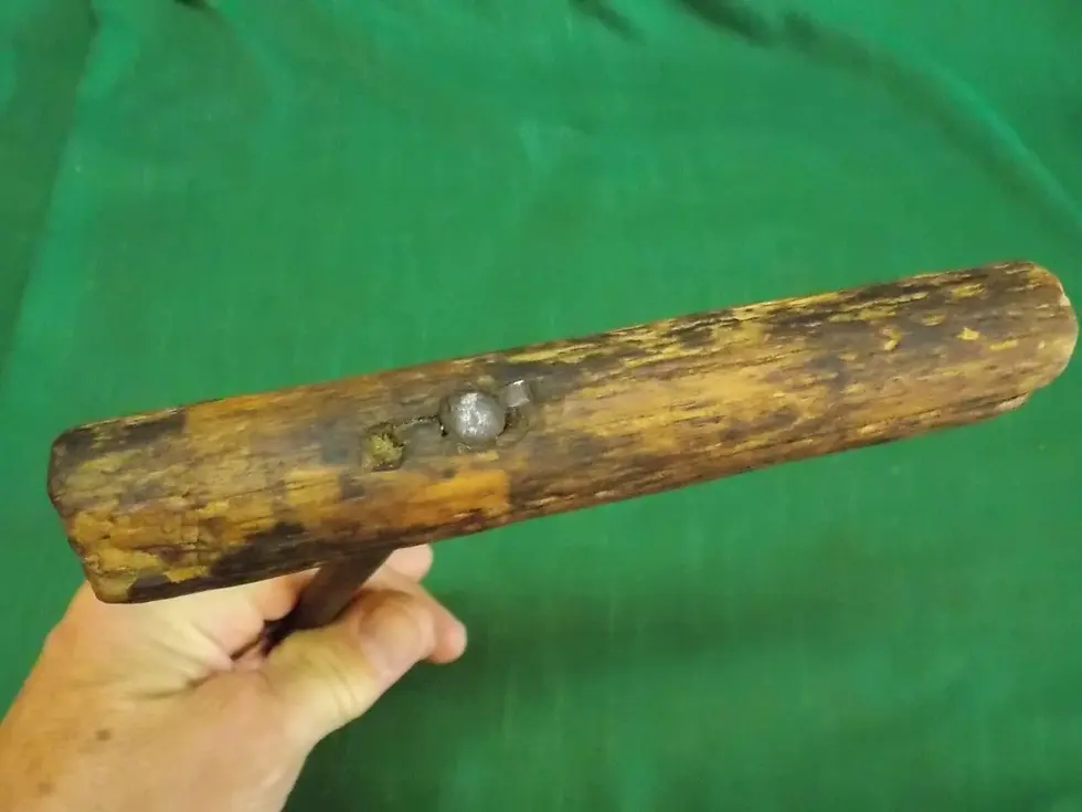 Thumbnail: Rare Antique Tobacco Leaf Cutter Stalk Splitter Knife Primitive Tool