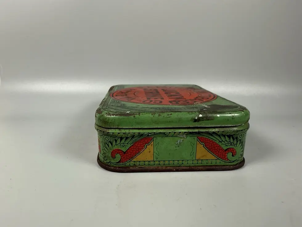 Thumbnail: Antique Lucky Strike Cut Plug Tobacco Tin with Original Tax Stamp c. 1907-1915