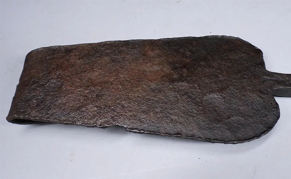 Thumbnail: Rare Hand Made 18thC. Wrought Iron Blacksmith Made Cooking Hearth Hook