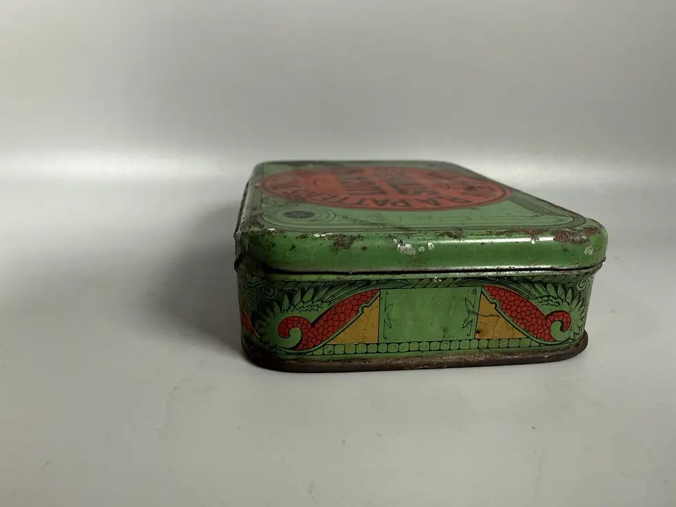 Thumbnail: Antique Lucky Strike Cut Plug Tobacco Tin with Original Tax Stamp c. 1907-1915