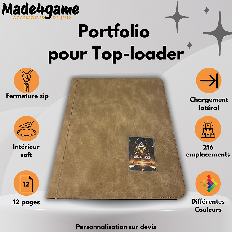 Miniature : Portefolio 3x3 pour Toploader / 216 emplacements
