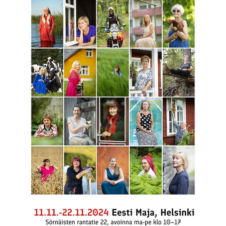 Annika Haasin valokuvanäyttely "Viron nainen-aina sydän edellä" Helsingissä