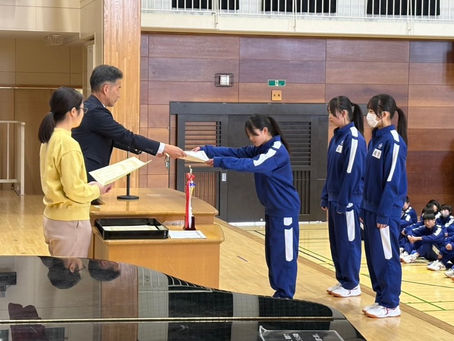 3月9日(月) 表彰朝会