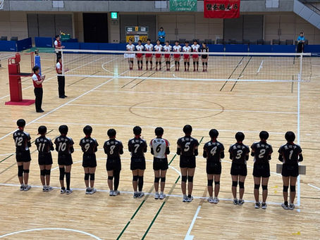 8月8日(金) ㊗️全国大会出場決定!(女子バレーボール部)