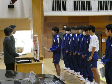 11月26日(水) 表彰朝会(陸上部)