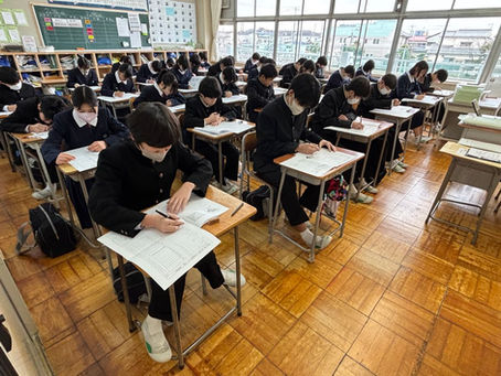 2月20日(金) 期末テスト2日目