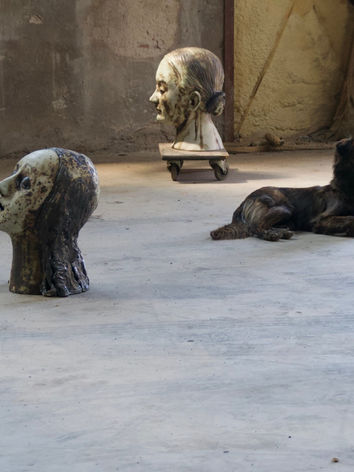 Les Revenants, Kiki Lamers, sculptures, Rougeux, Ernst Moritz, Den Haag ©2014