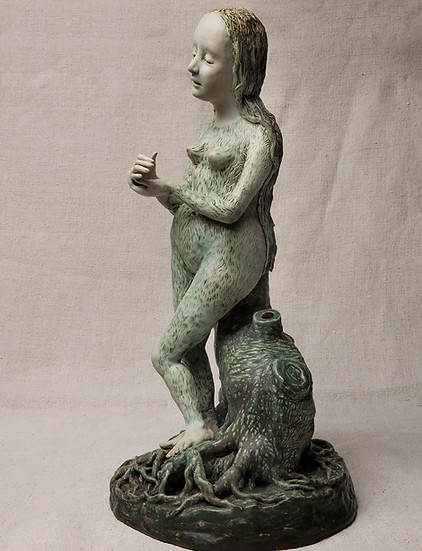 Magdalen series, glazed ceramics, sculptures, ceramics