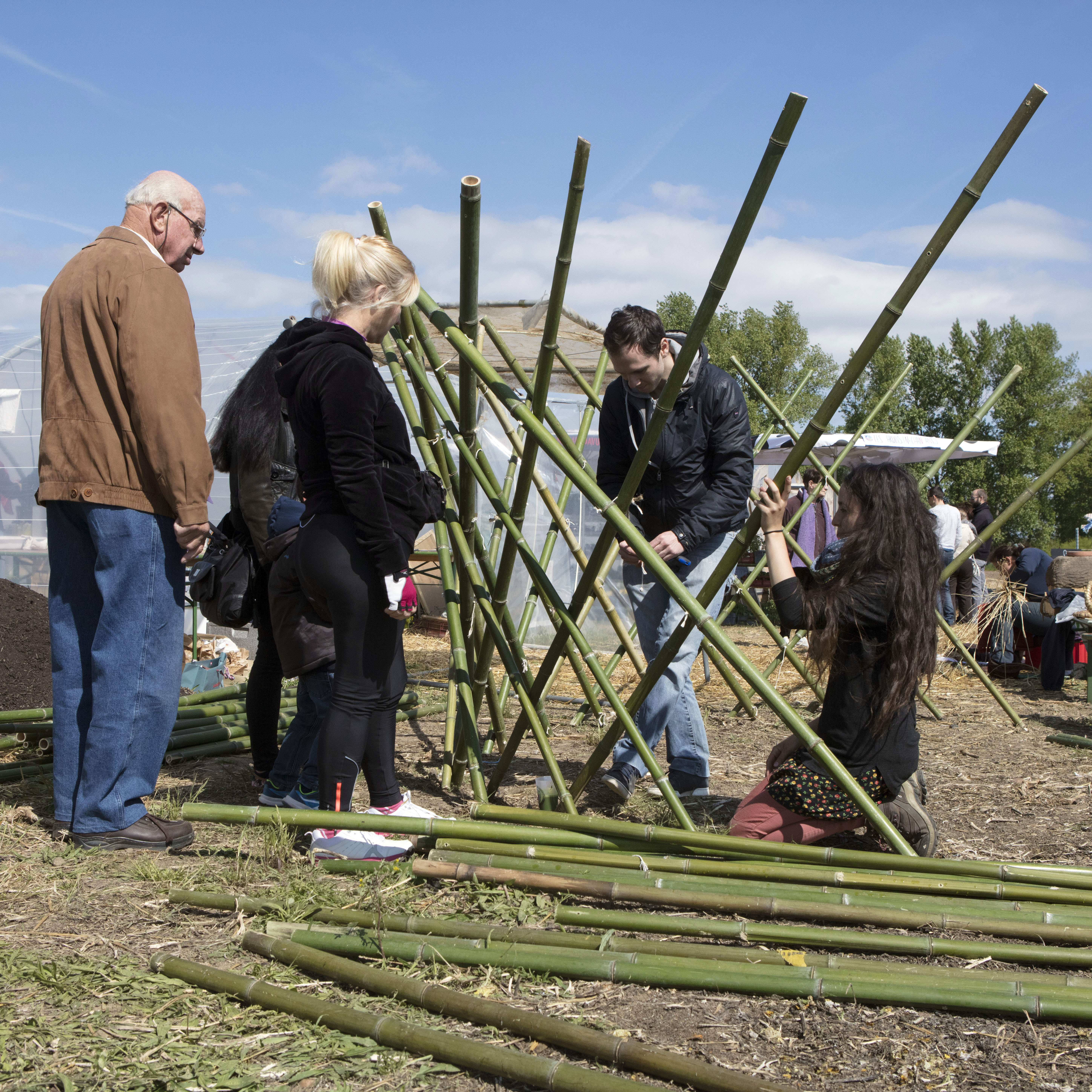 atelier Flex'yourte en bambous
