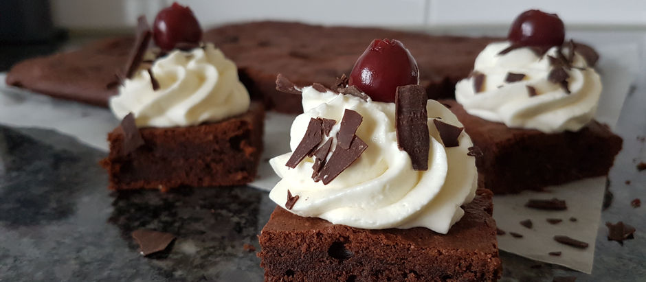 Schwarzwälder Brownies