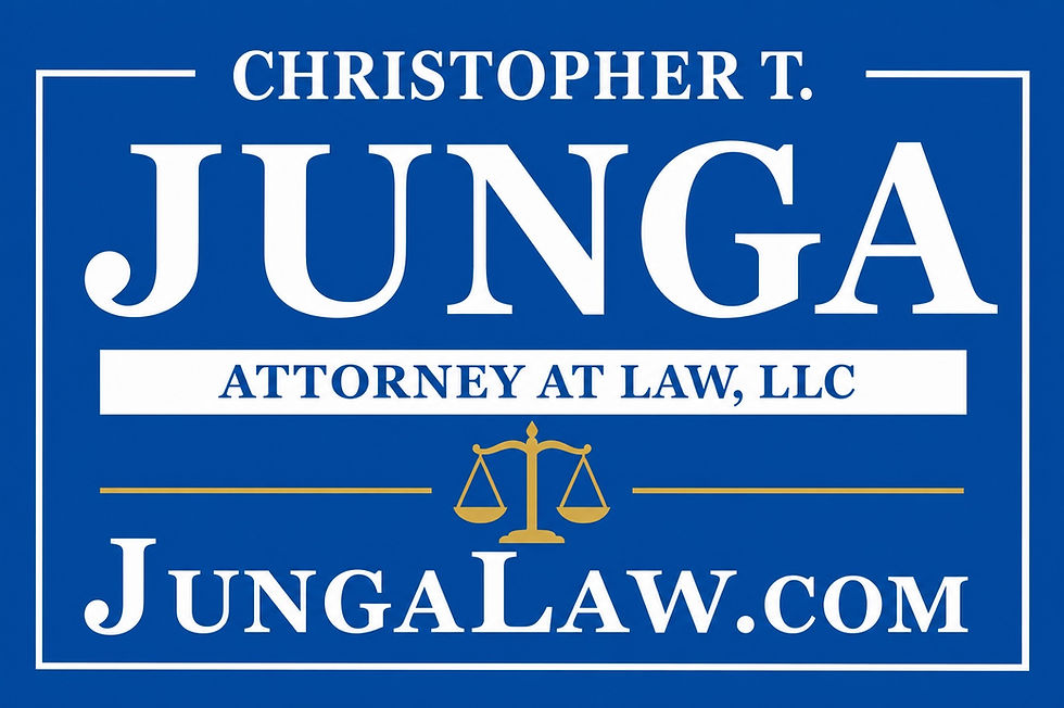 Junga Law Columbus Ohio Attorney Logo