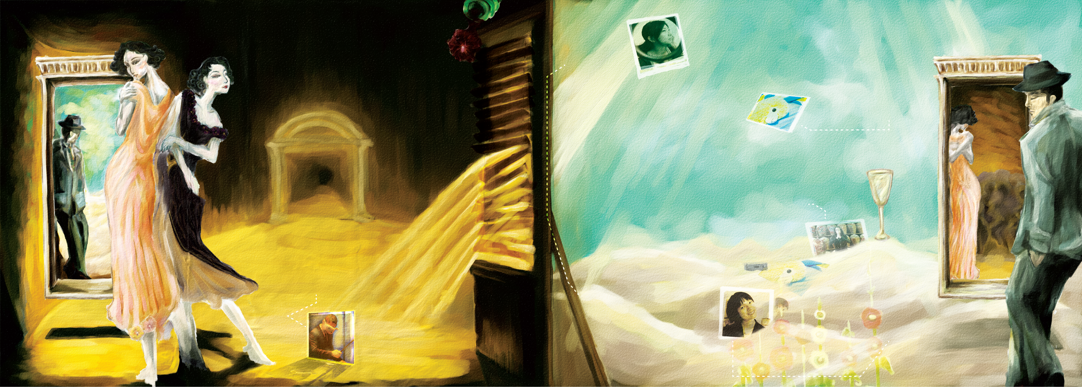 Brochure design for "The Lover"