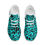 Thumbnail: Mint Black Peace Leopard Print Men's Mesh Knit Sneakers