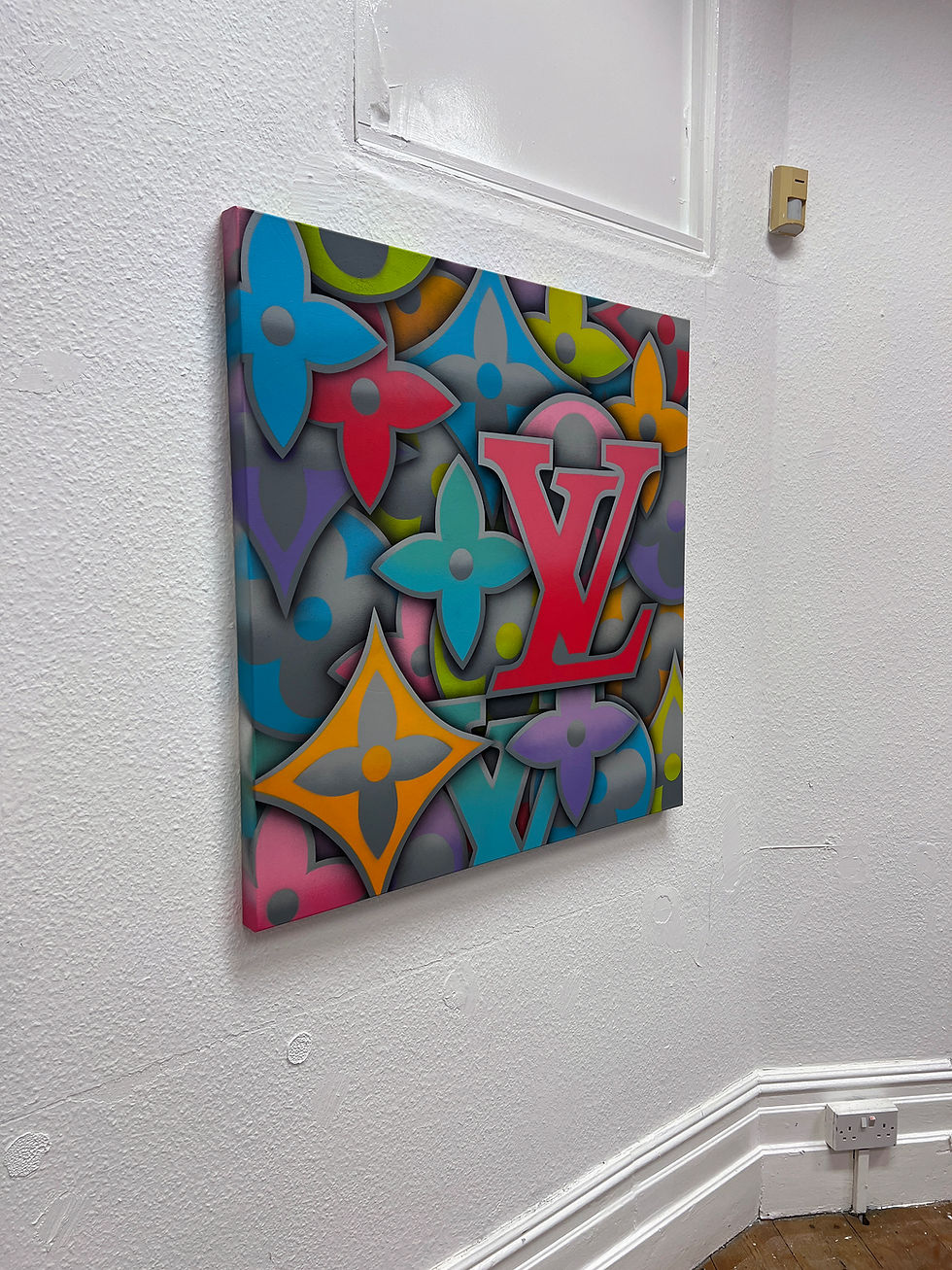 Miniaturbild: LOUIS VUITTON DECONSTRUCTED PATTERN 36" X 36"